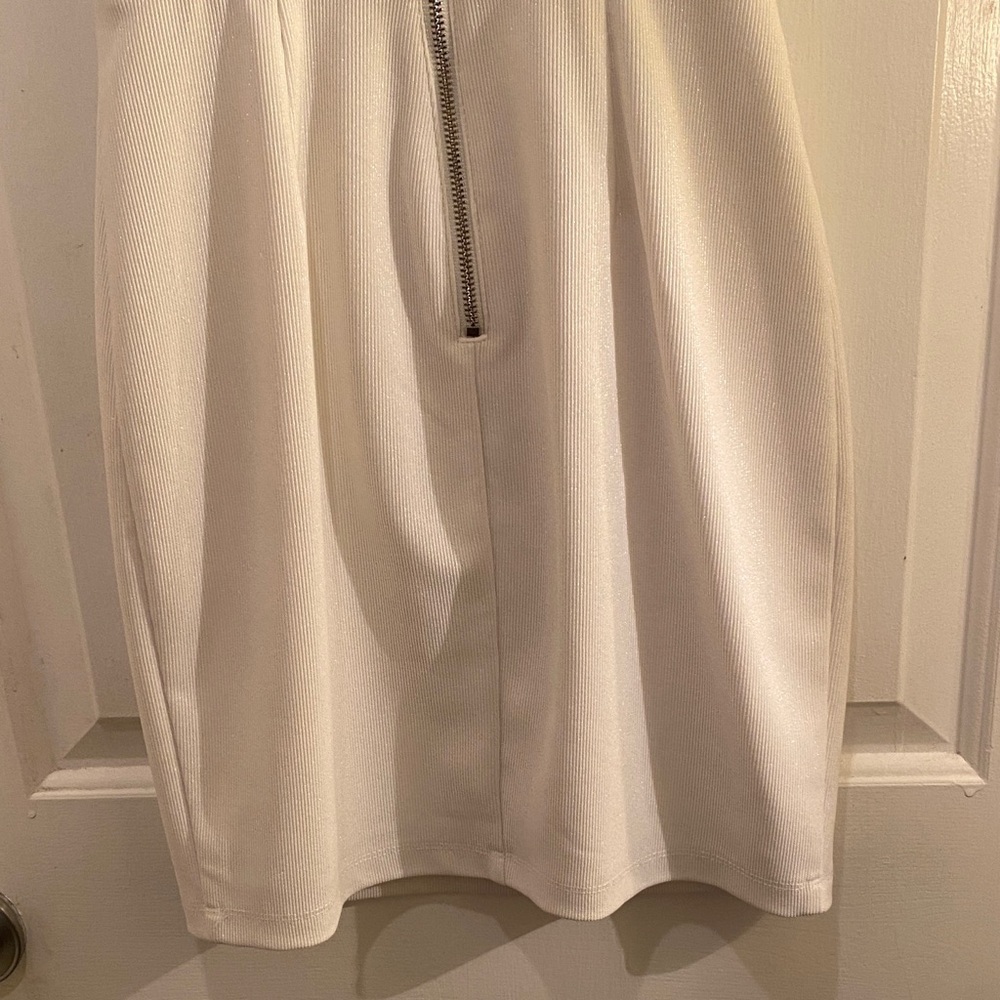 Speechless Cream Off-Shoulder Mini Dress - Picture 9 of 10